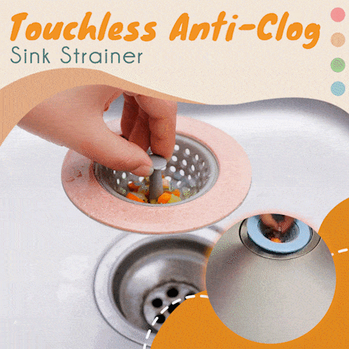 Touchless Anti-Clog Sink Strainer